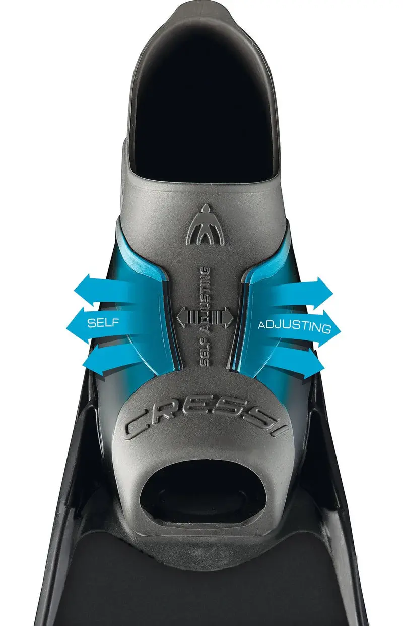 Cressi Gara Turbo Foot Pocket Fins - Image 6