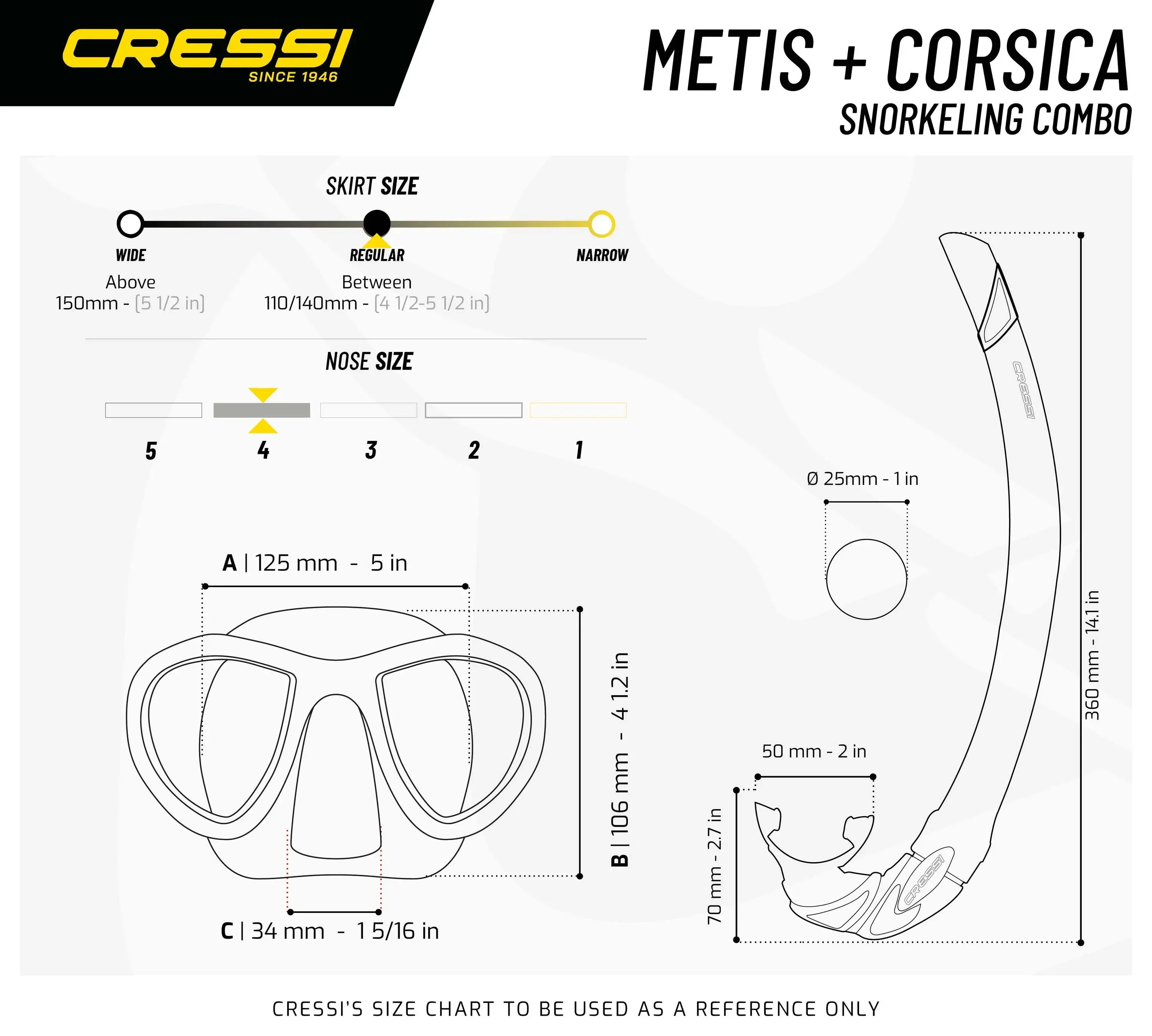 Cressi Metis + Corsica Snorkeling Combo - Image 4