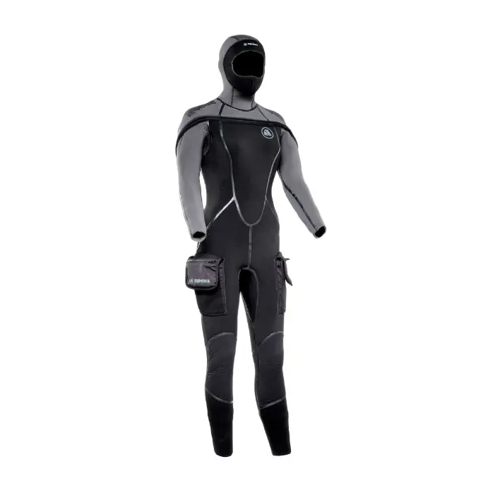 Apeks Thermiq Adv. Jumpsuit 8/7mm Women Black Grey - Image 3