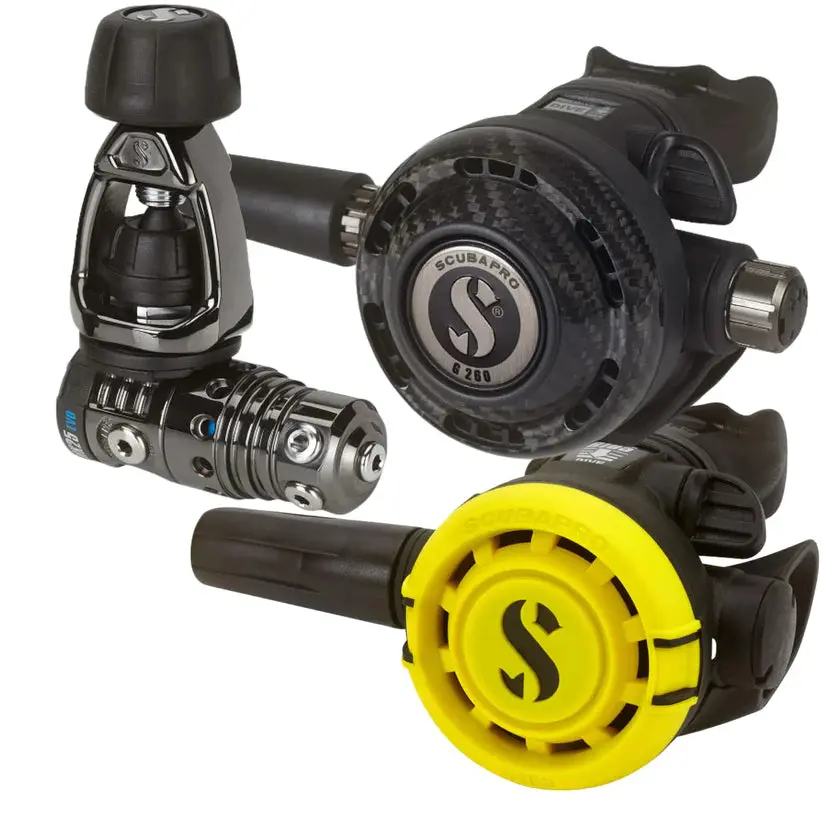 Scubapro Mk25 Evo Black Tech / G260 Carbon Black / R105 Octopus - Image 2